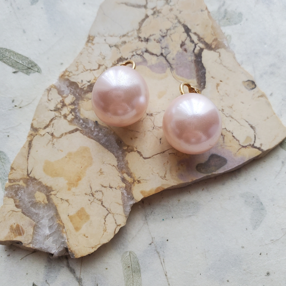 Marvella Vintage Faux Pearl Clip On Earrings